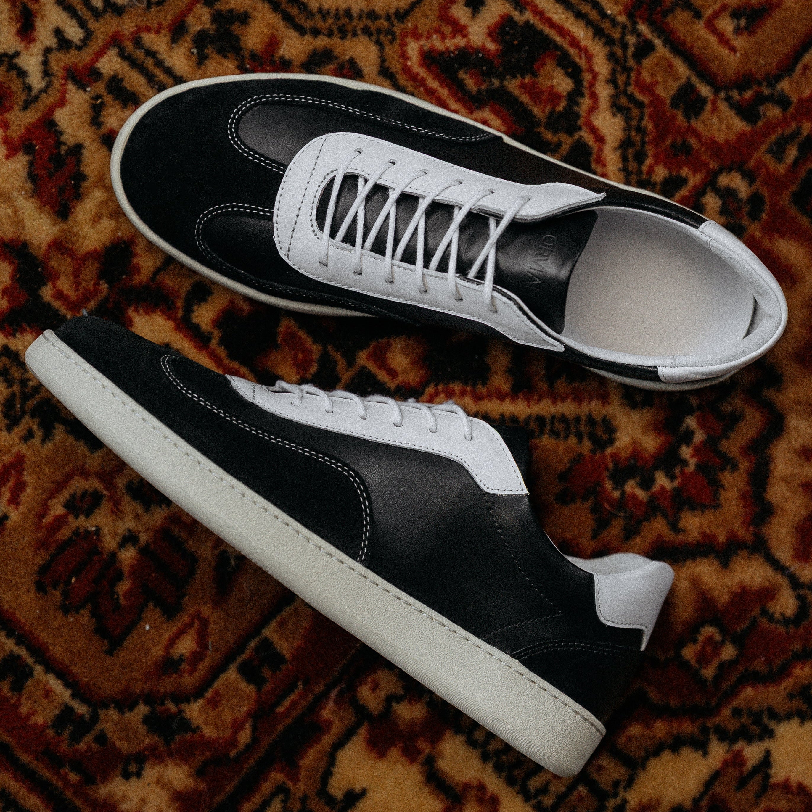 The Sneaker 01 - Black Leather & Suede