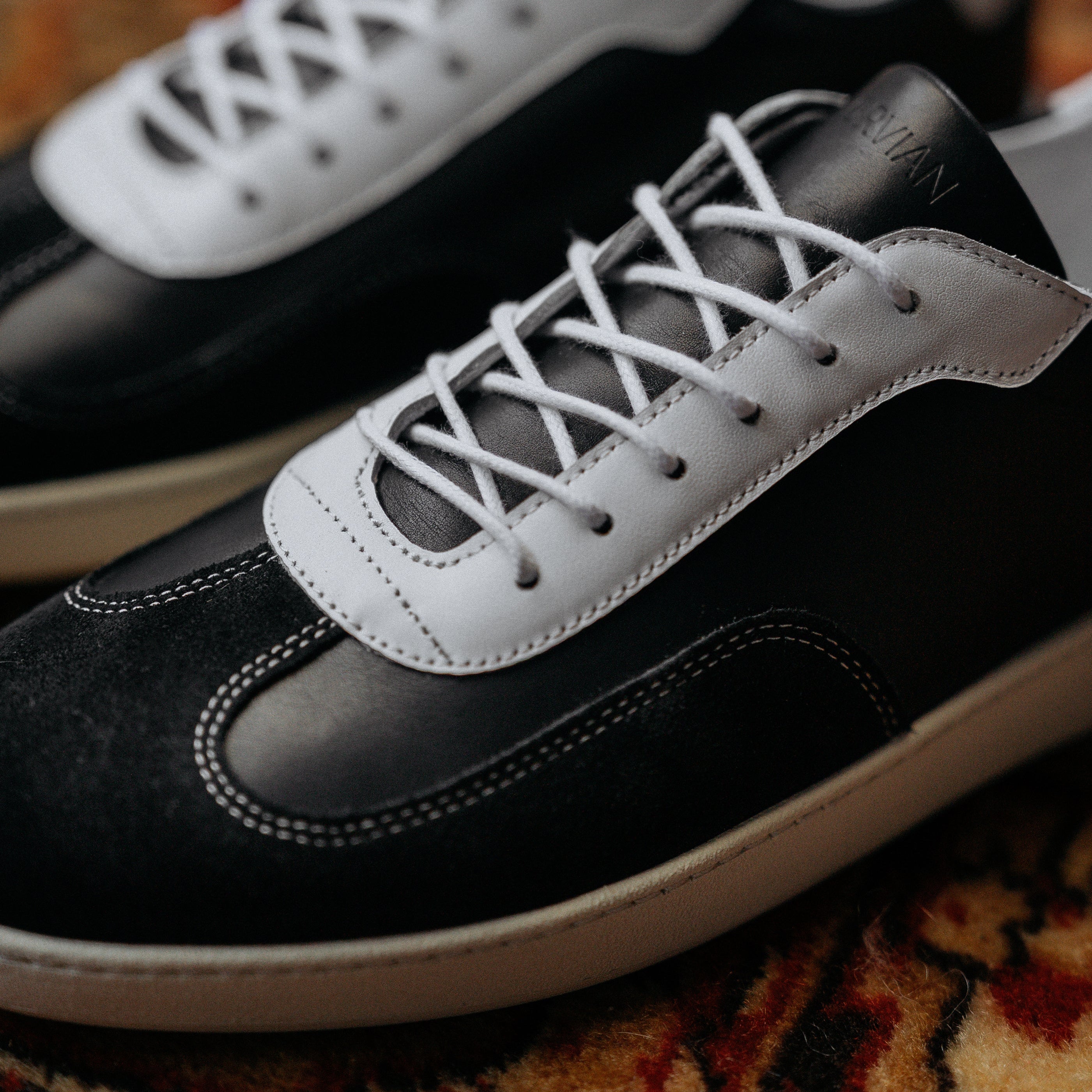 The Sneaker 01 - Black Leather & Suede